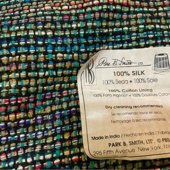 Park B. Smith 72" Table Runner and 4 placements 100% silk - Picture 14 of 14